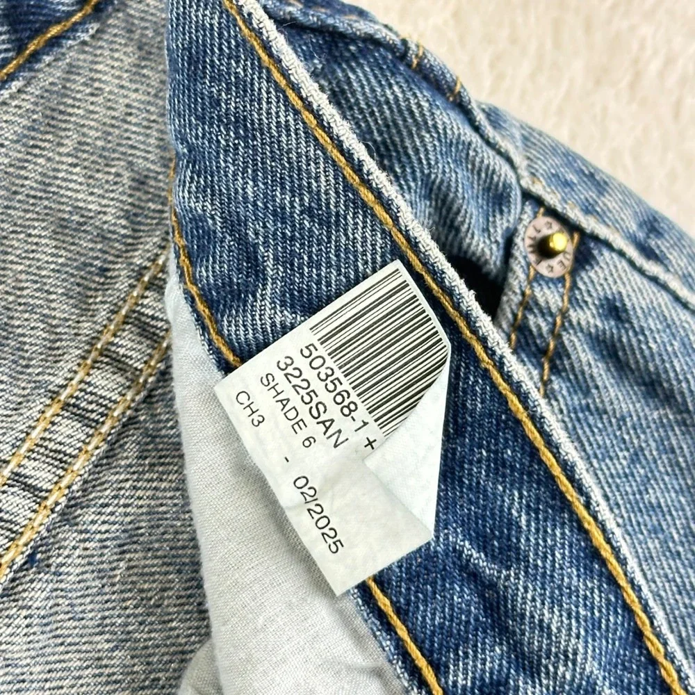 Full Blue Jeans Mens 32x30 Blue Straight Leg Regular Fit Denim 100% Cotton‎